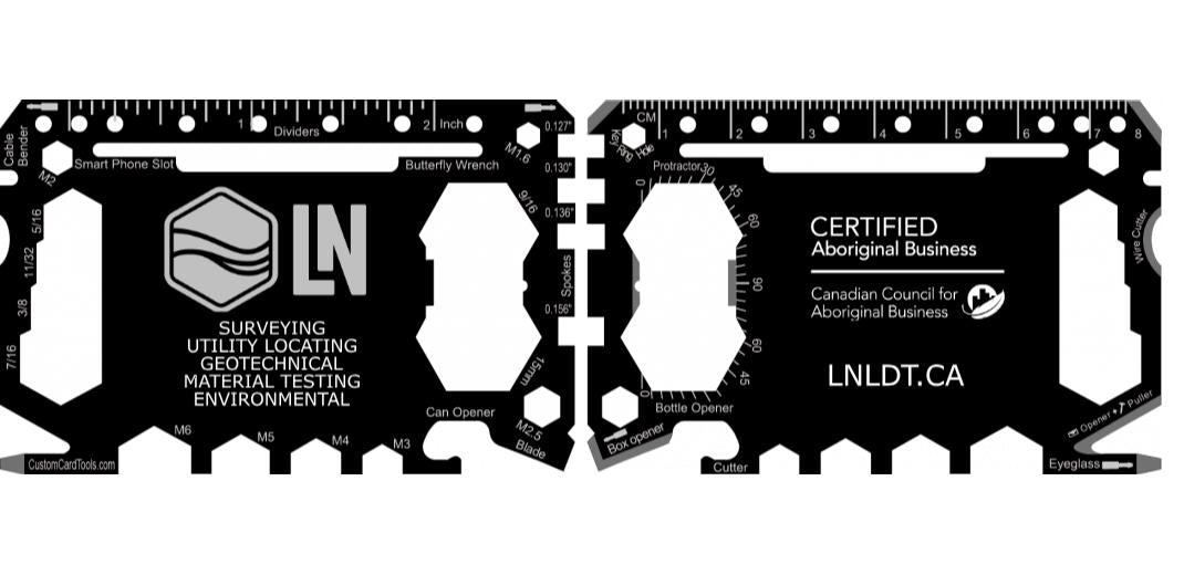 Business Card Multi Tool Card (Model 1) Custom Branded