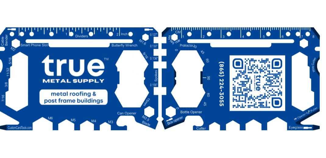 Business Card Multi Tool Card (Model 1) Custom Branded