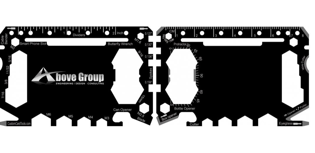 Business Card Multi Tool Card (Model 1) Custom Branded