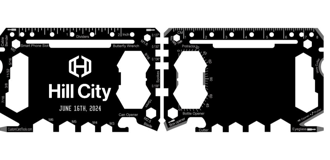 Business Card Multi Tool Card (Model 1) Custom Branded