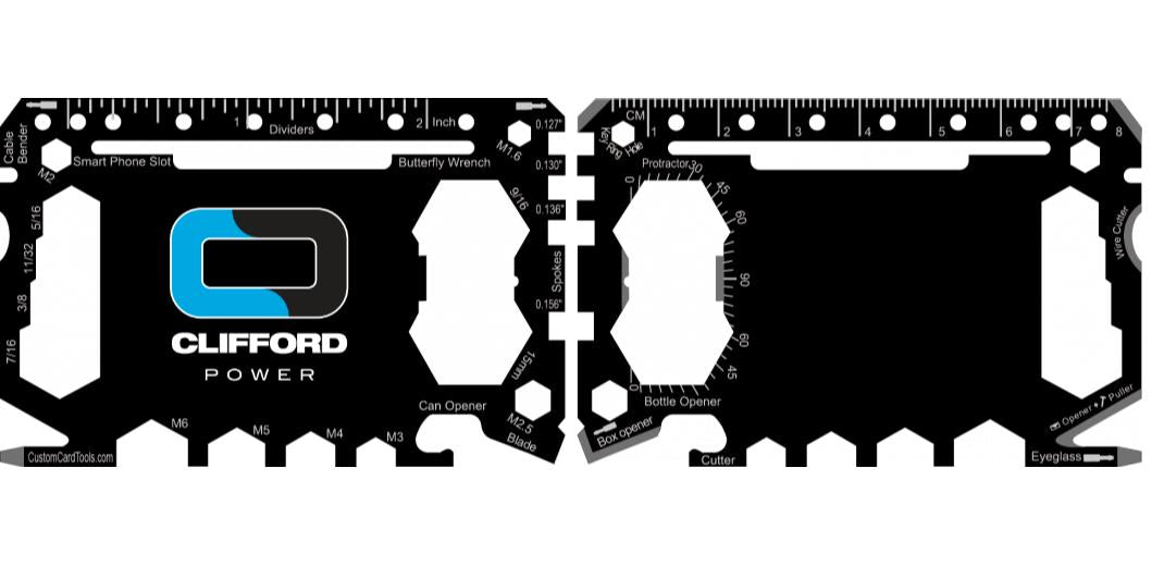 Business Card Multi Tool Card (Model 1) Custom Branded