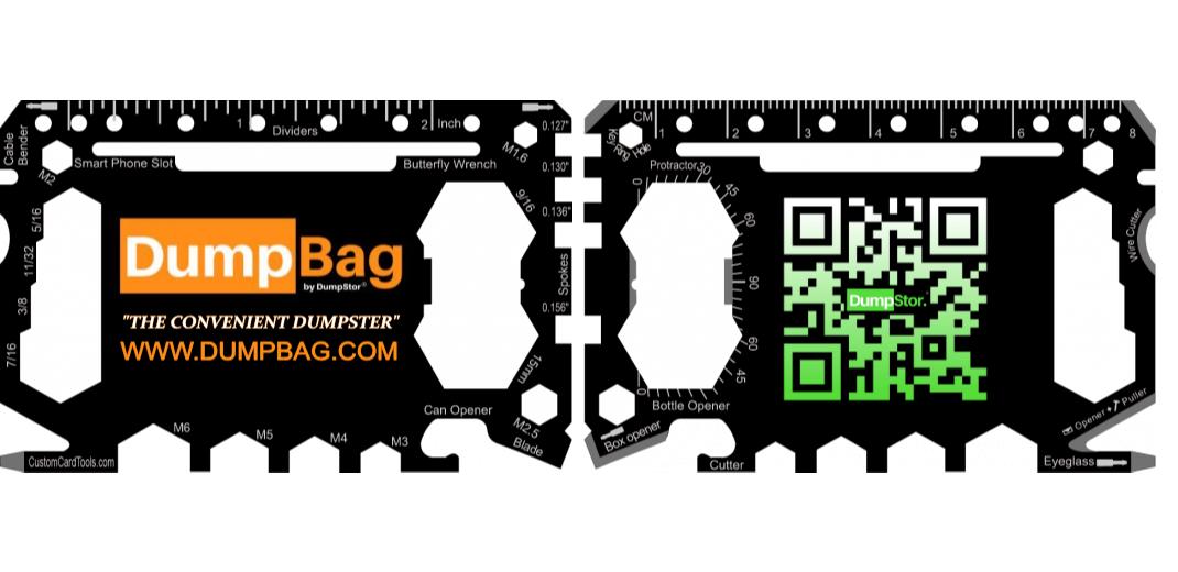 Business Card Multi Tool Card (Model 1) Custom Branded