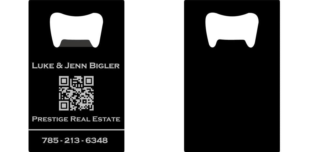 Bottle Opener Card Custom Branded