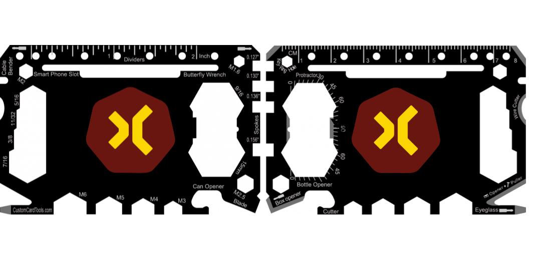 Business Card Multi Tool Card (Model 1) Custom Branded