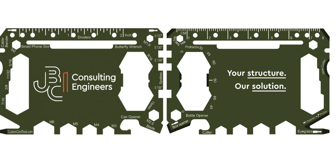 Business Card Multi Tool Card (Model 1) Custom Branded