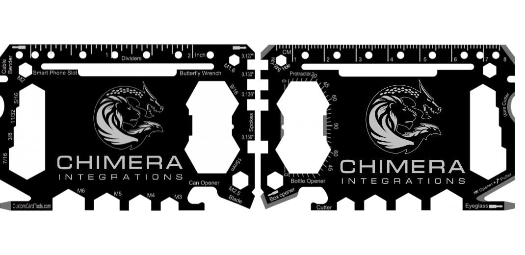 Business Card Multi Tool Card (Model 1) Custom Branded