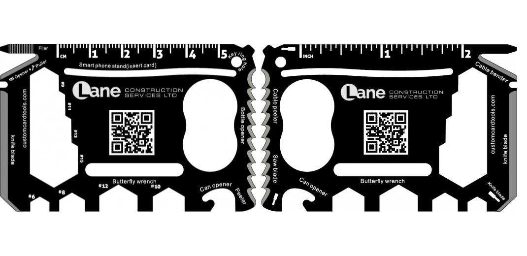 Business Card Multi Tool (Model 2) Custom Branded