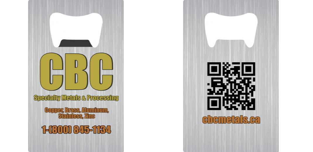 Bottle Opener Card Custom Branded