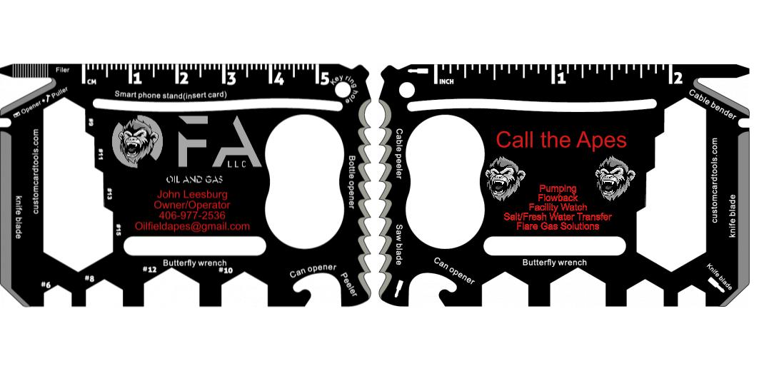 Business Card Multi Tool (Model 2) Custom Branded