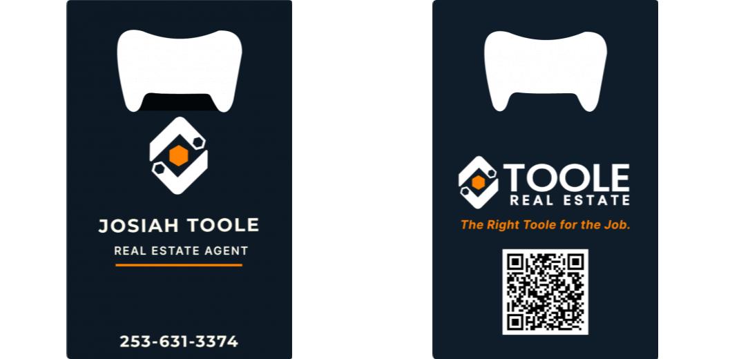 Bottle Opener Card Custom Branded