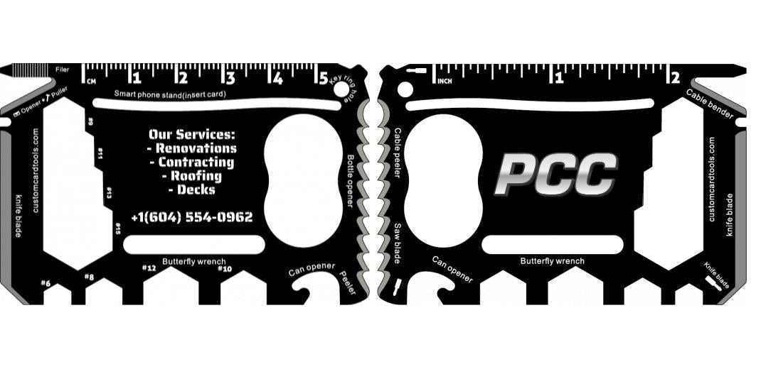 Business Card Multi Tool (Model 2) Custom Branded