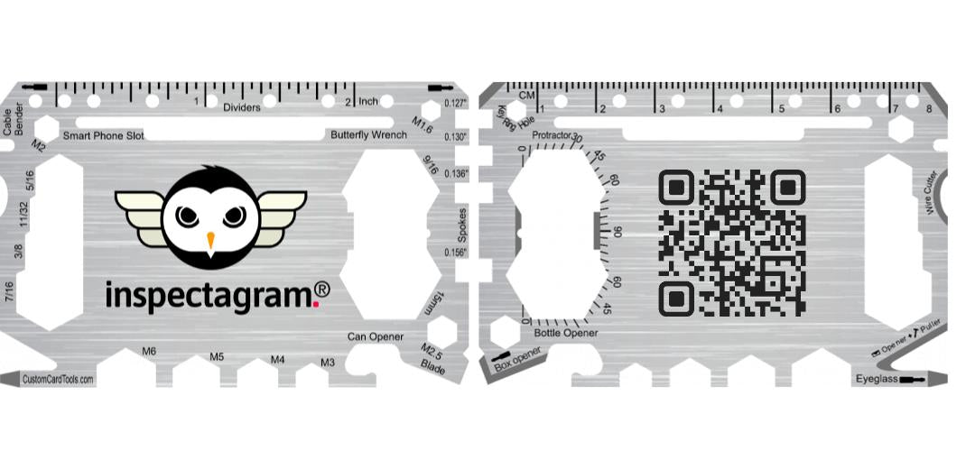 Business Card Multi Tool Card (Model 1) Custom Branded