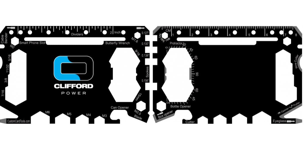 Business Card Multi Tool Card (Model 1) Custom Branded - Custom Card Tools