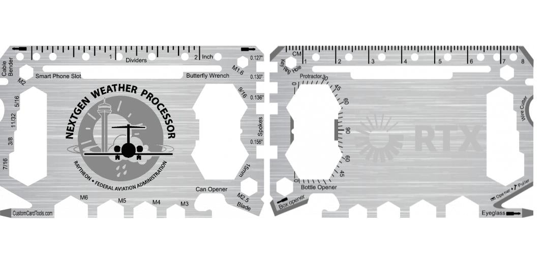 Business Card Multi Tool Card (Model 1) Custom Branded - Custom Card Tools