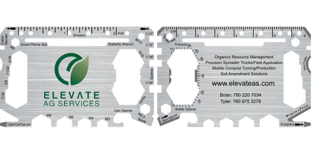 Business Card Multi Tool Card (Model 1) Custom Branded - Custom Card Tools