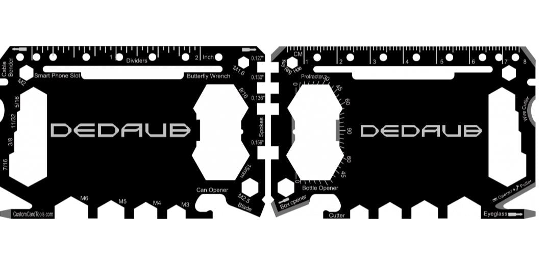 Business Card Multi Tool Card (Model 1) Custom Branded - Custom Card Tools