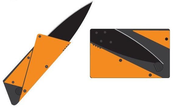 Colored Credit Card Folding Knife - Custom Card Tools