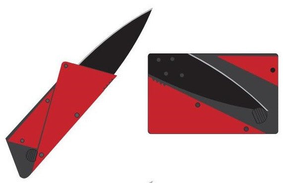 Colored Credit Card Folding Knife - Custom Card Tools