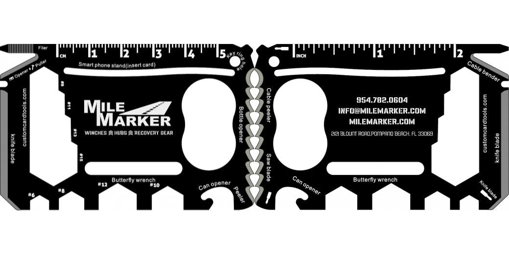 Custom Branded Business Card Multi Tool (Model 2) - Custom Card Tools