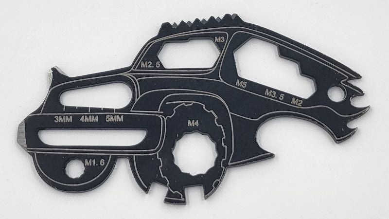 Jeep Shaped Multi Tool Card Custom Branded - Custom Card Tools