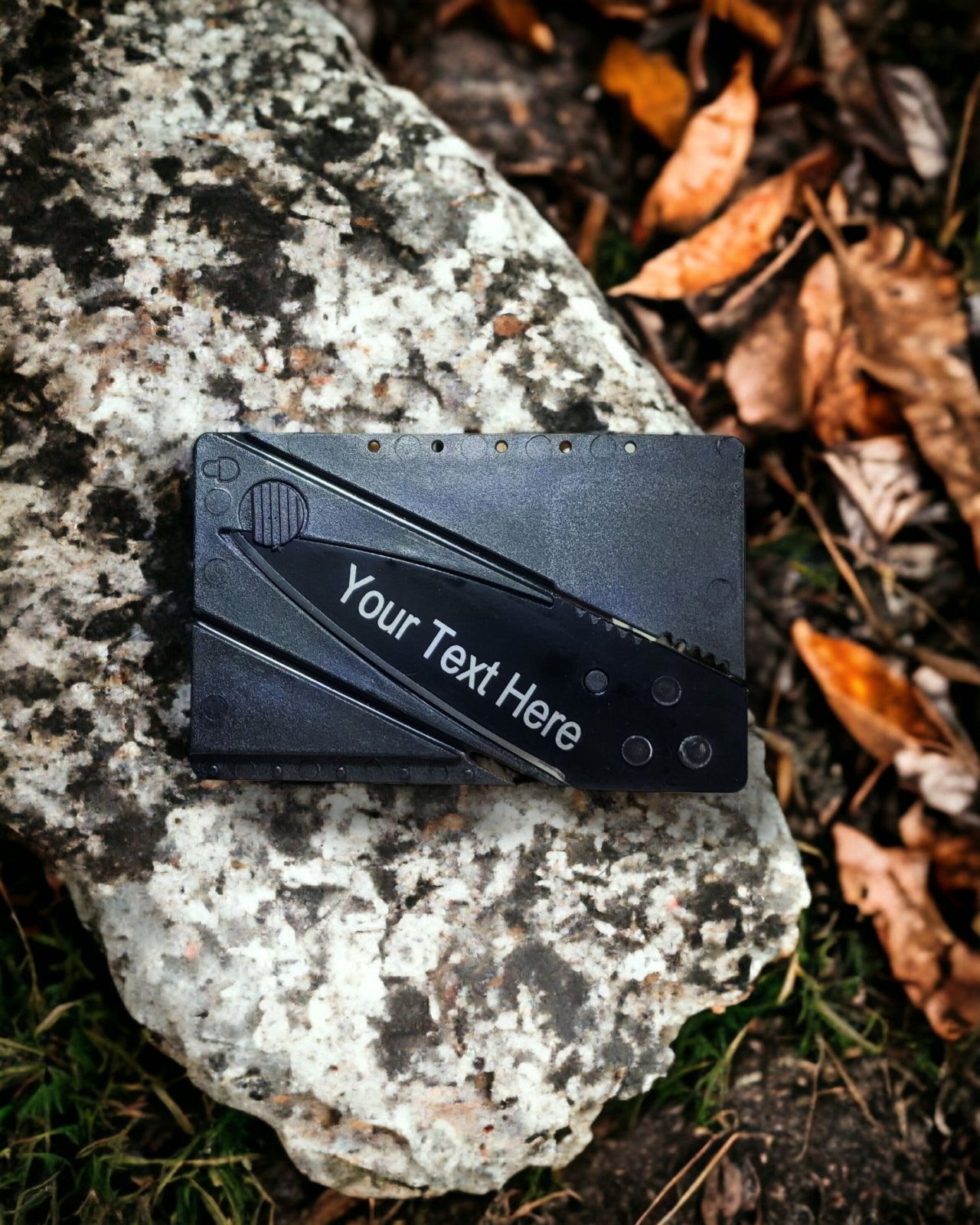 Personalized Credit Card Knife - Laser Etched - Custom Card Tools