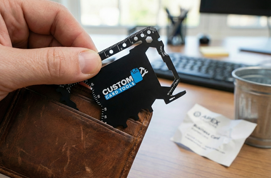 Why Your Business Card Should Open Bottles (And Close Deals)