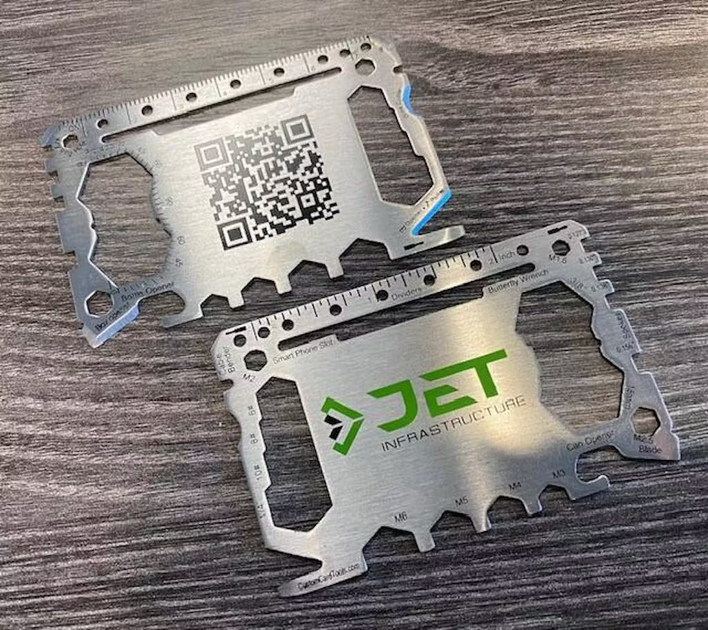 Business Card Multi Tool Card (Model 1) Custom Branded