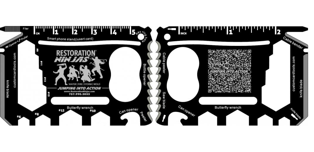 Business Card Multi Tool (Model 2) Custom Branded