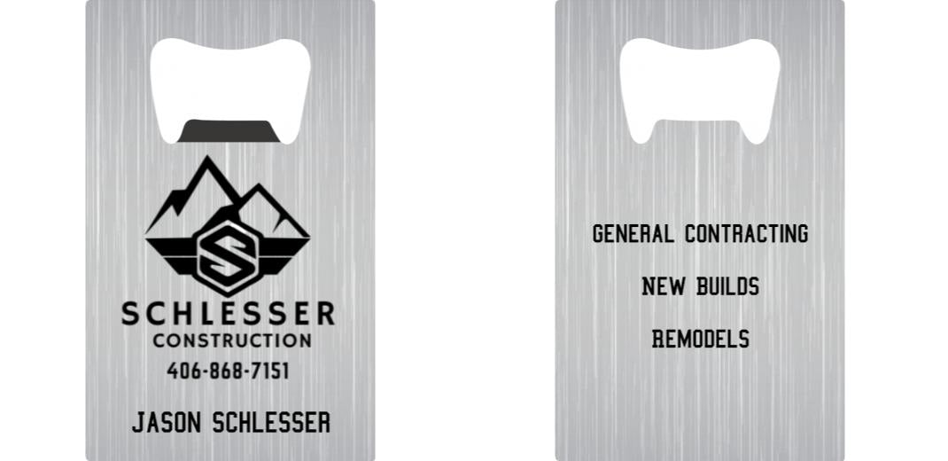 Bottle Opener Card Custom Branded