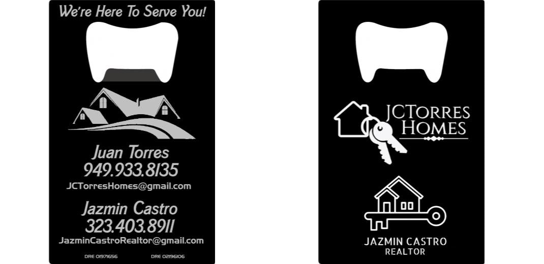 Bottle Opener Card Custom Branded