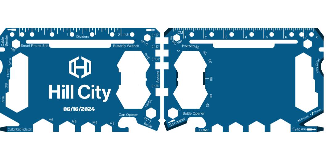Business Card Multi Tool Card (Model 1) Custom Branded