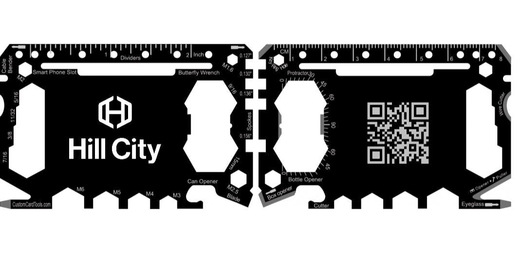 Business Card Multi Tool Card (Model 1) Custom Branded