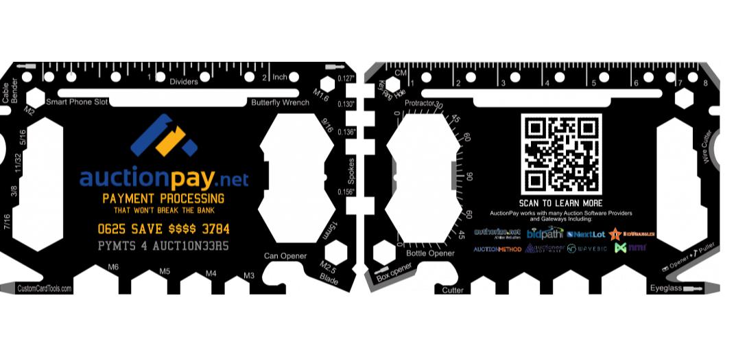 Business Card Multi Tool Card (Model 1) Custom Branded
