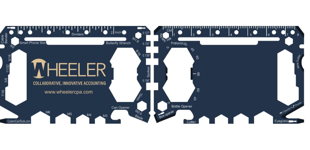 Business Card Multi Tool Card (Model 1) Custom Branded