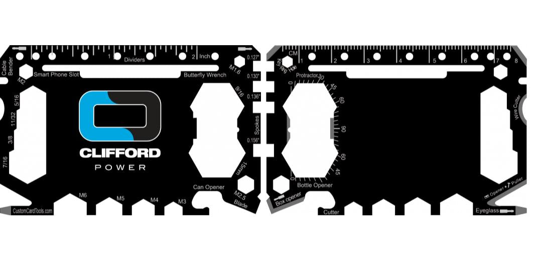 Business Card Multi Tool Card (Model 1) Custom Branded