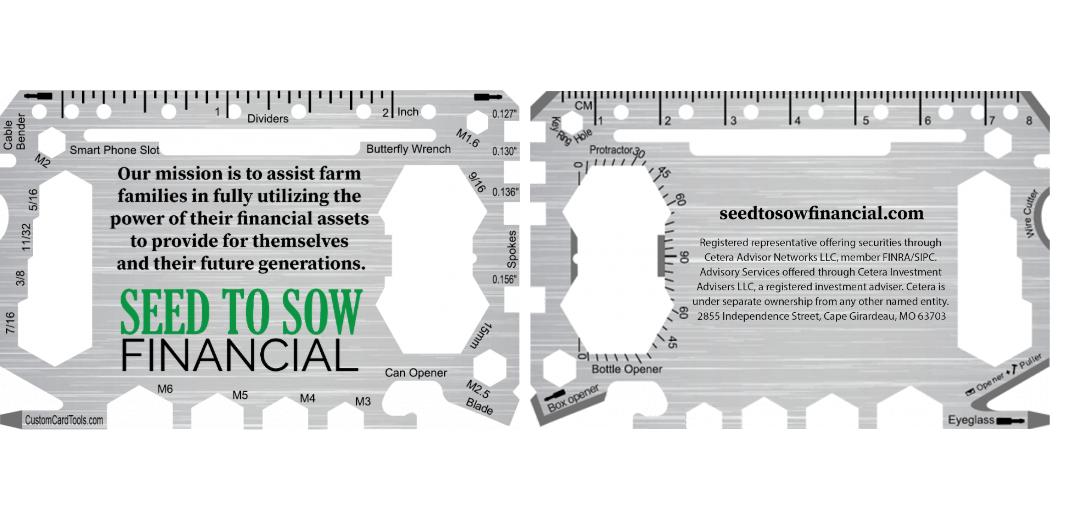 Business Card Multi Tool Card (Model 1) Custom Branded