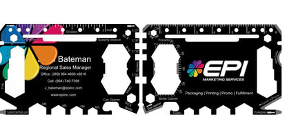 Business Card Multi Tool Card (Model 1) Custom Branded