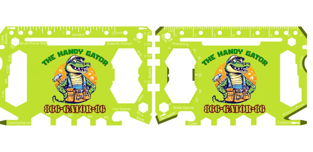 Business Card Multi Tool Card (Model 1) Custom Branded