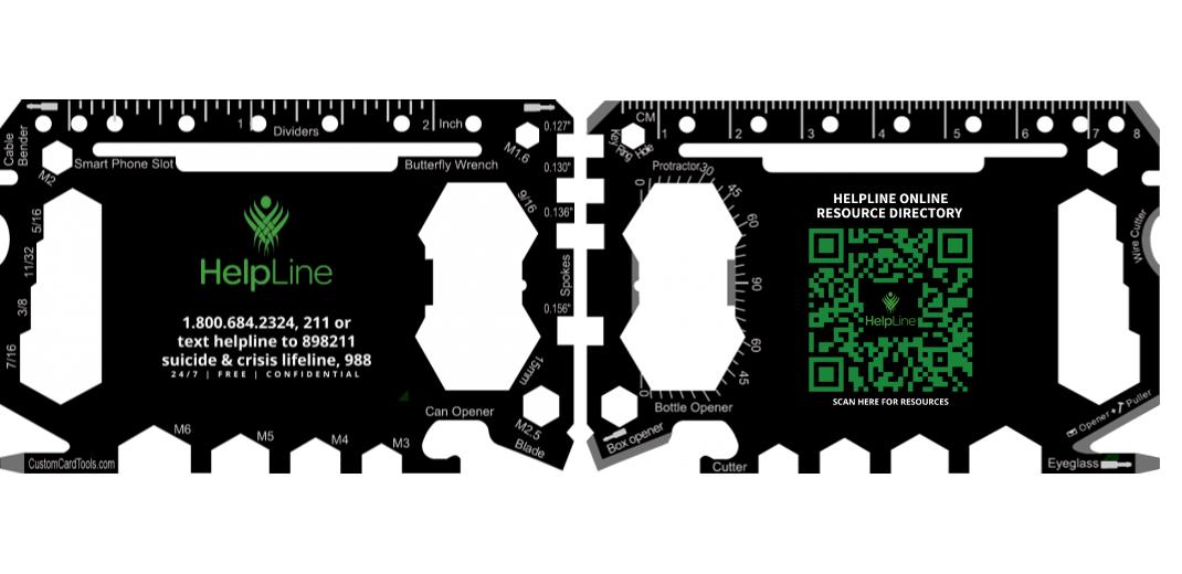 Business Card Multi Tool Card (Model 1) Custom Branded