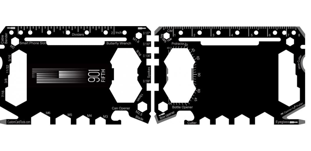 Business Card Multi Tool Card (Model 1) Custom Branded