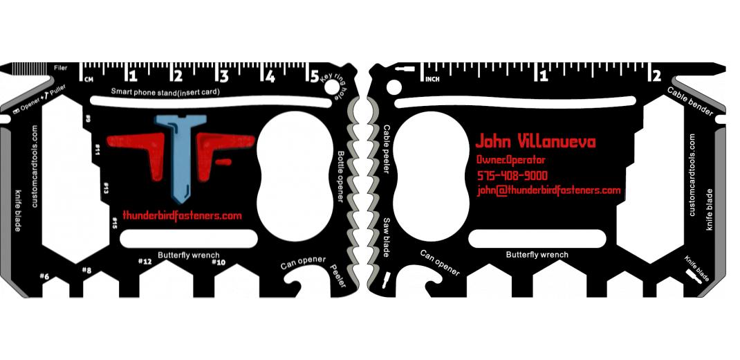 Business Card Multi Tool (Model 2) Custom Branded