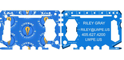 Business Card Multi Tool Card (Model 1) Custom Branded