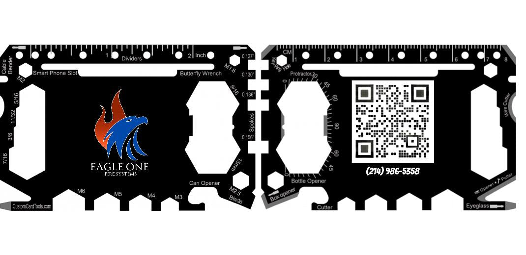 Business Card Multi Tool Card (Model 1) Custom Branded