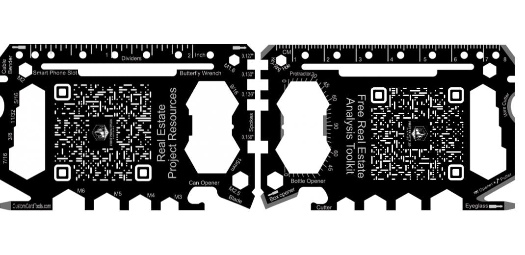 Business Card Multi Tool Card (Model 1) Custom Branded