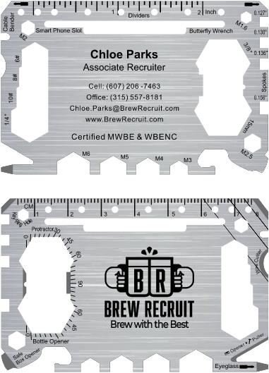 Custom Branded Multi Tool Card - Model 1 (Bladeless "Safe" Version)