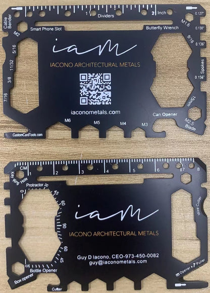 Business Card Multi Tool Card (Model 1) Custom Branded