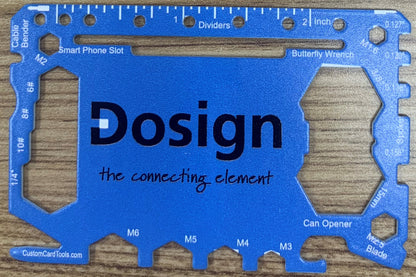 Business Card Multi Tool Card (Model 1) Custom Branded