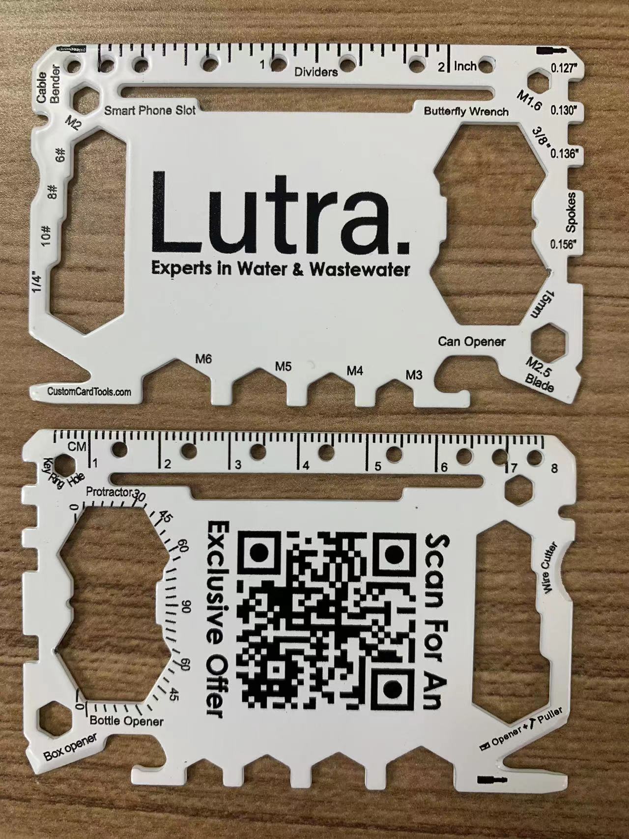 Business Card Multi Tool Card (Model 1) Custom Branded