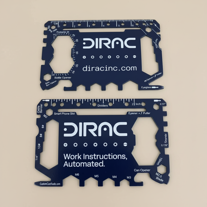 Business Card Multi Tool Card (Model 1) Custom Branded