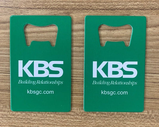 Bottle Opener Card Custom Branded - Custom Card Tools
